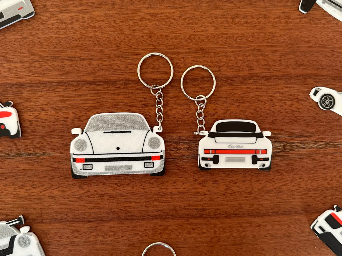Porte-clés Porsche 911 (930) Turbo double face - Auto Print