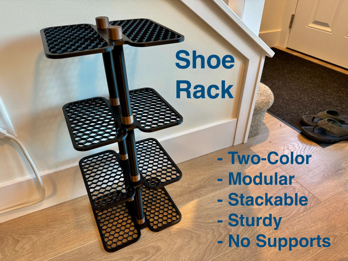 Étagère à chaussures empilable - Double couleur - Jeux Print