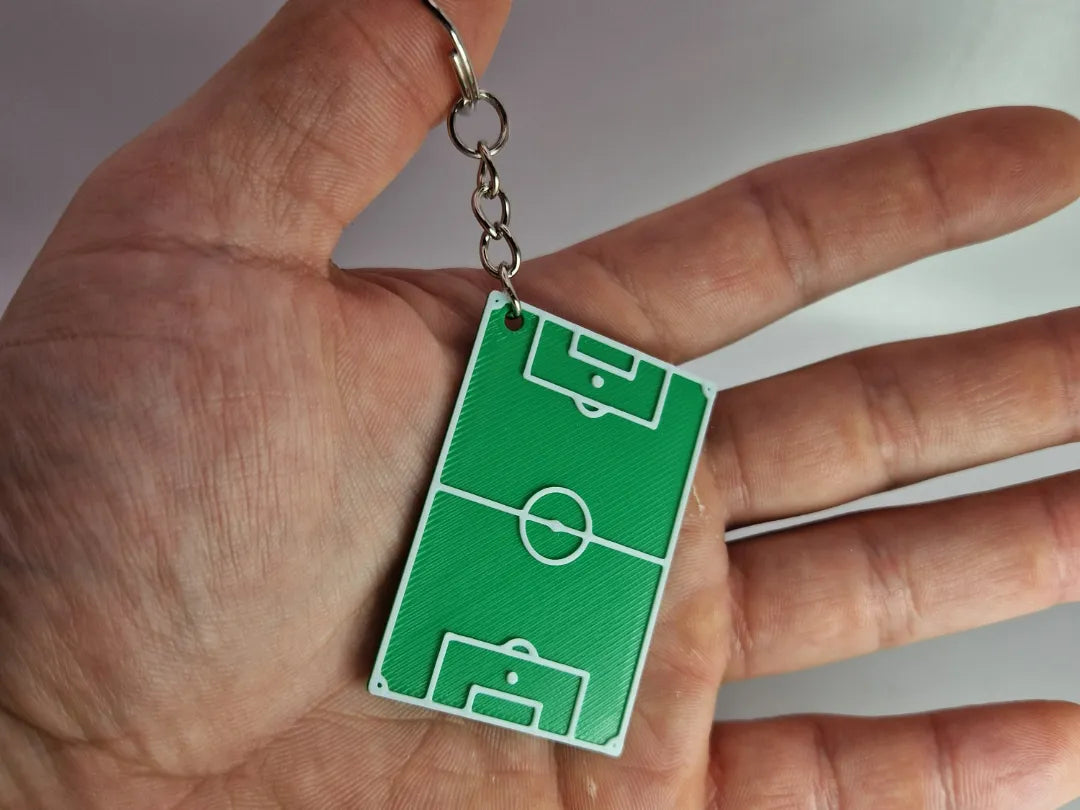 Porte-clés Terrain de Football – modèle 2 - Geek Print