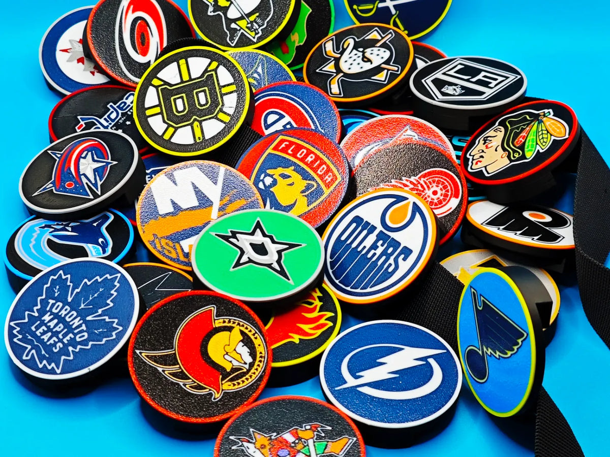 Breloque/Charm pour sac à logo d'équipe NHL - Bijoux Print