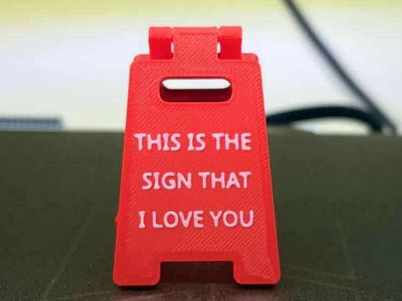 Un petit signe pour dire je t'aime - Fêtes Print