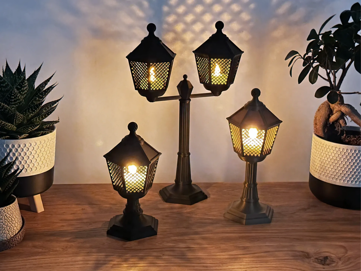 Mini Lanterne de Rue - Porte-bougie - Lumière Print