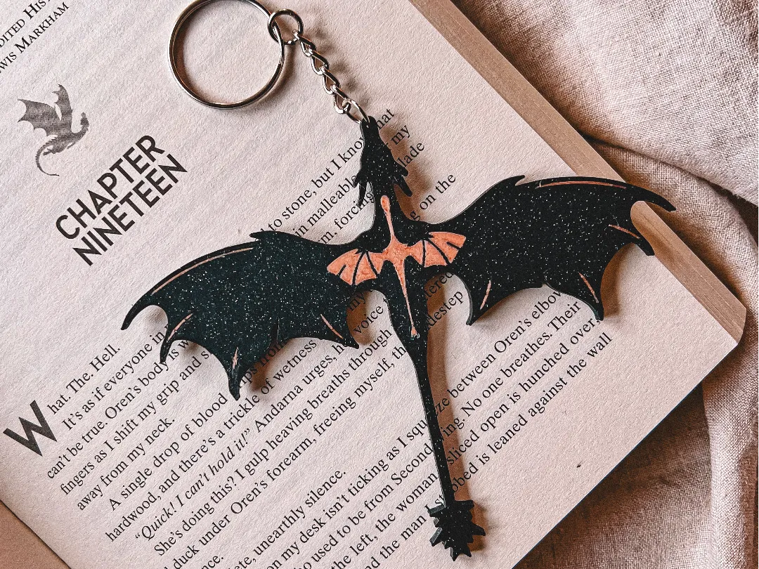 Porte-clés Dragons de Quatrième Aile - Cosplay Print