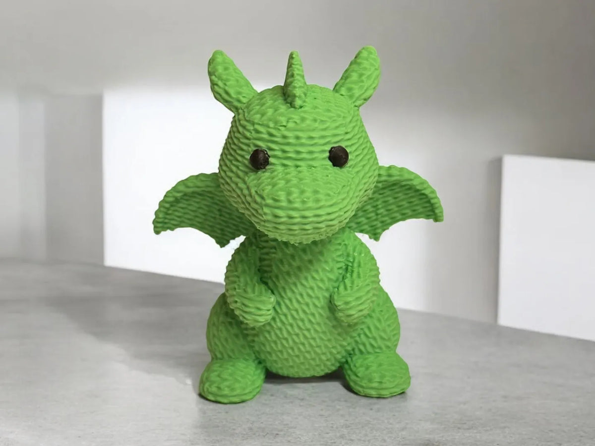 Adorable dragon tricoté - Geek Print