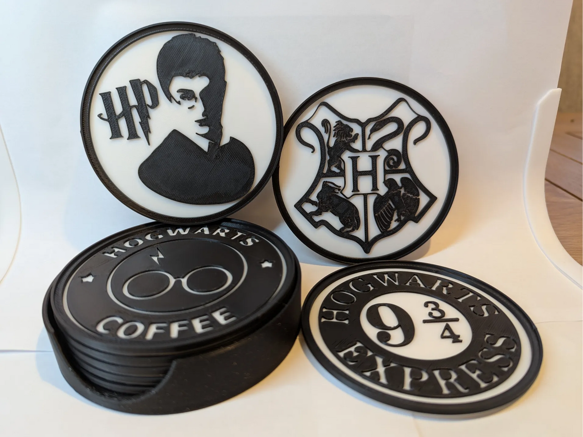 Ensemble de dessous-de-verre empilables Harry Potter - Geek Print