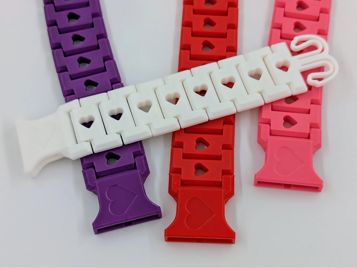 Bracelet Flexi Cœur – 11 Tailles - Bijoux Print