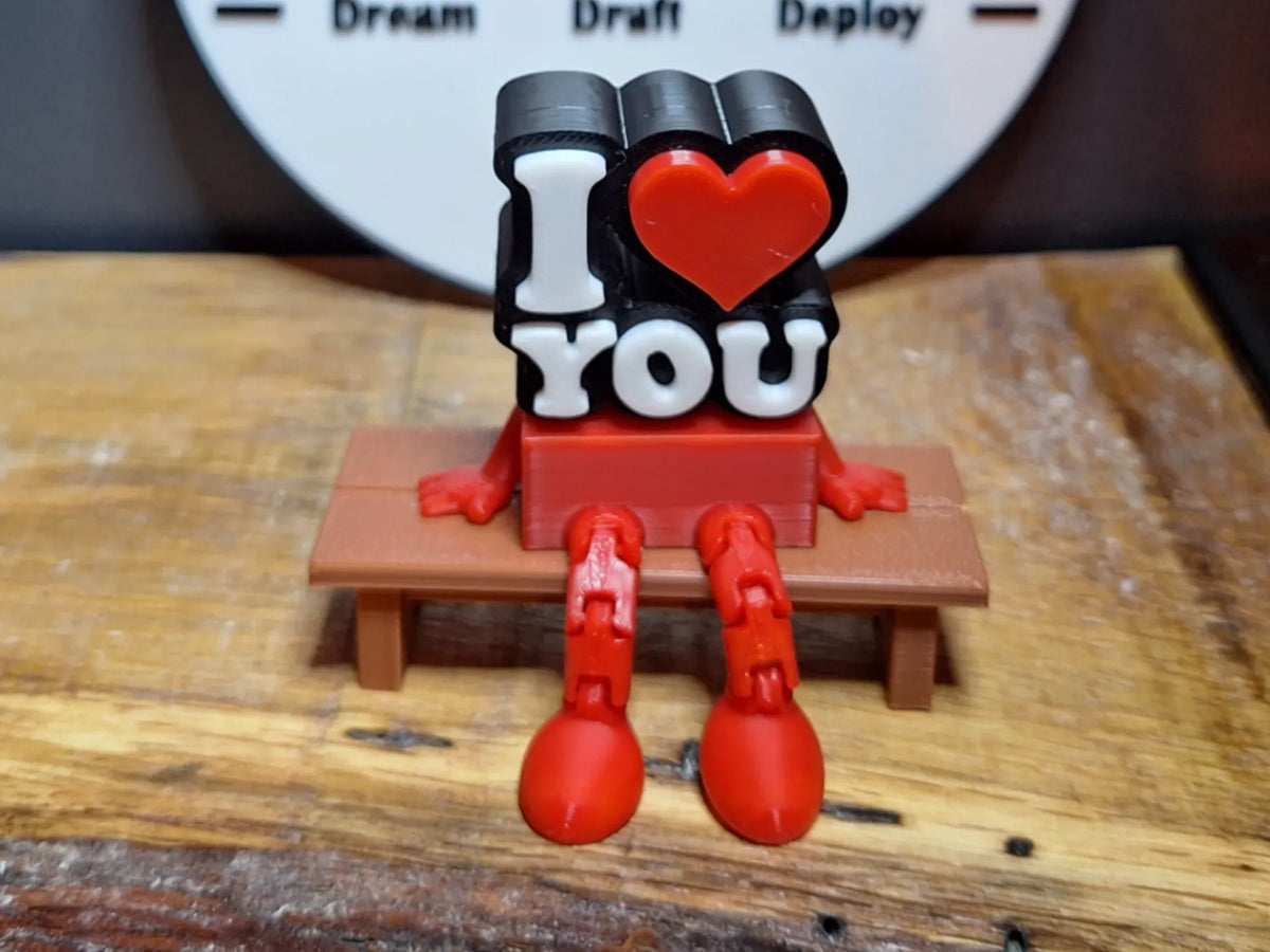 Articulé « Je t'aime » - Fêtes Print