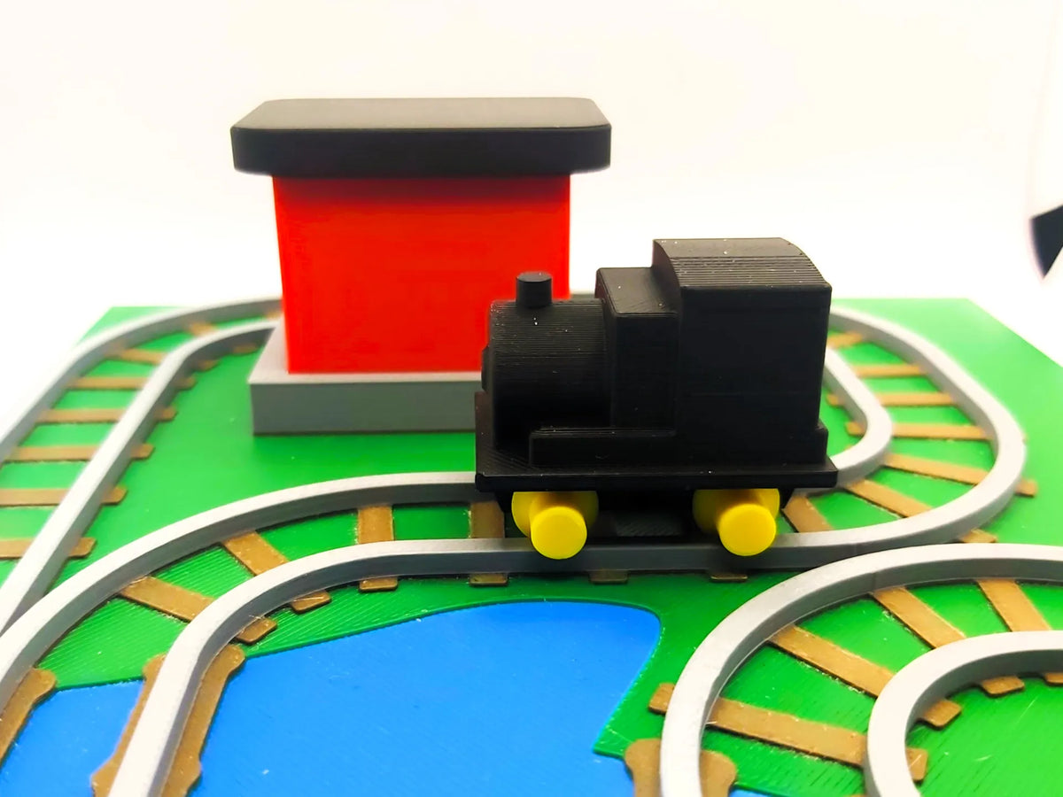 Miniature de train — Jeu d'adresse à propulsion inclinée - Jeux Print