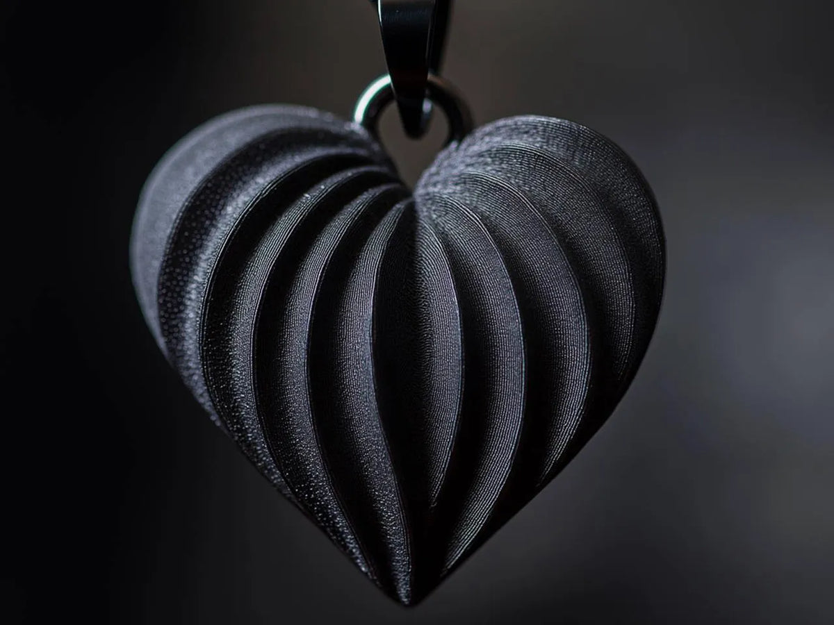 Pendentif Cœur Eclipse – Une Audacieuse Expression d'Amour - Bijoux Print