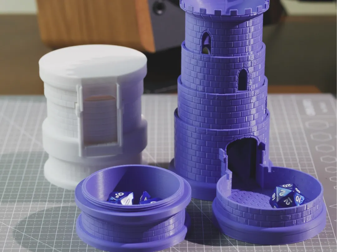 Tour à dés pliable et portable avec rangement - Geek Print