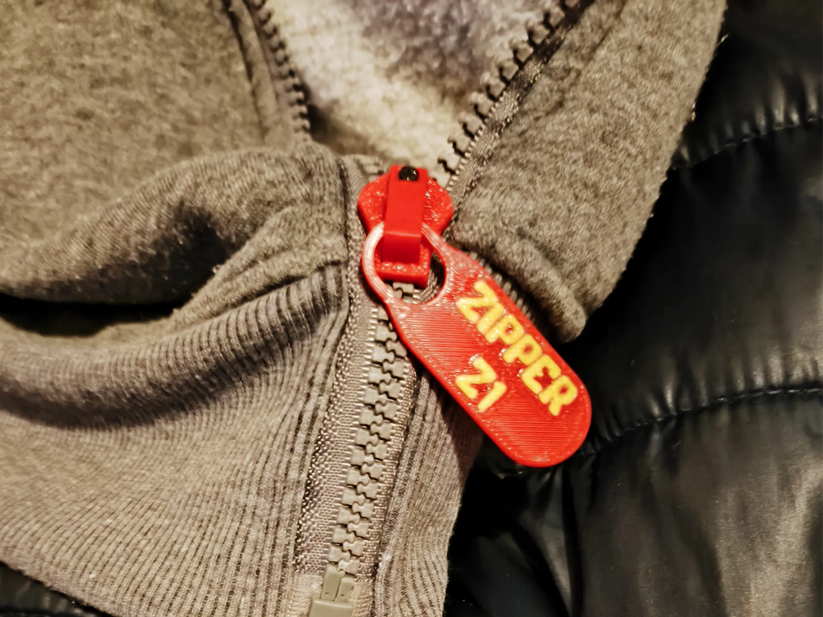 Fermeture éclair Z1 pliante pour vêtements - Voyage Print