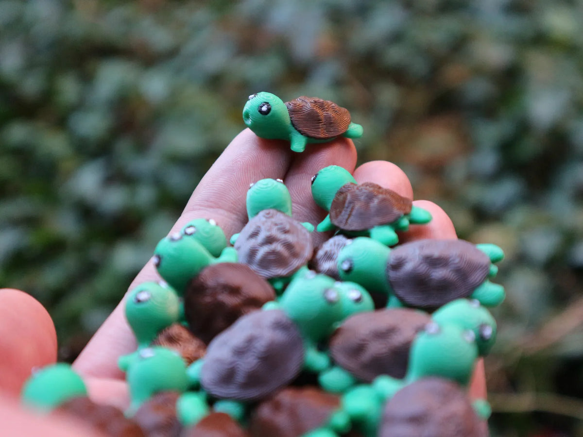 Adorable petites tortues & porte-clés - Aucun support - Figurine Print