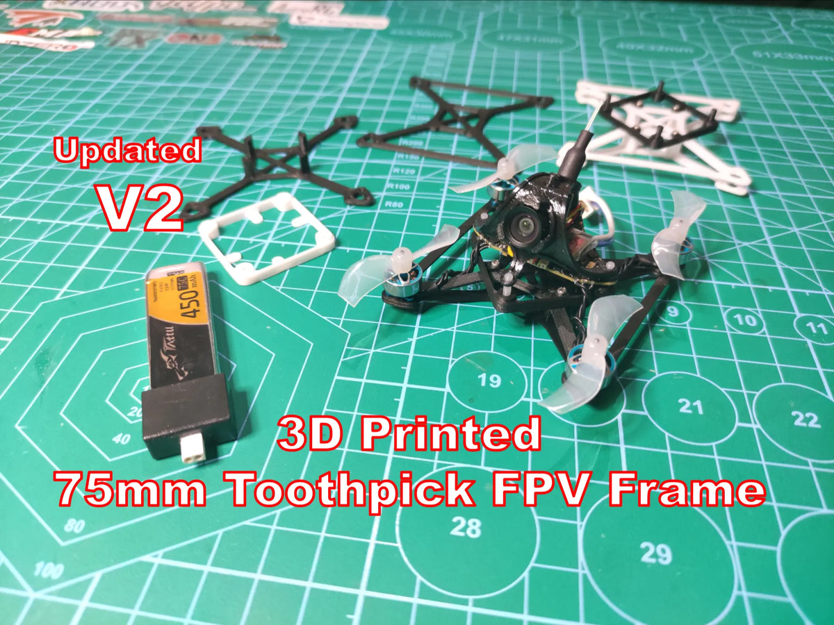 Cadre FPV de 75 mm imprimé en 3D - Tech Print
