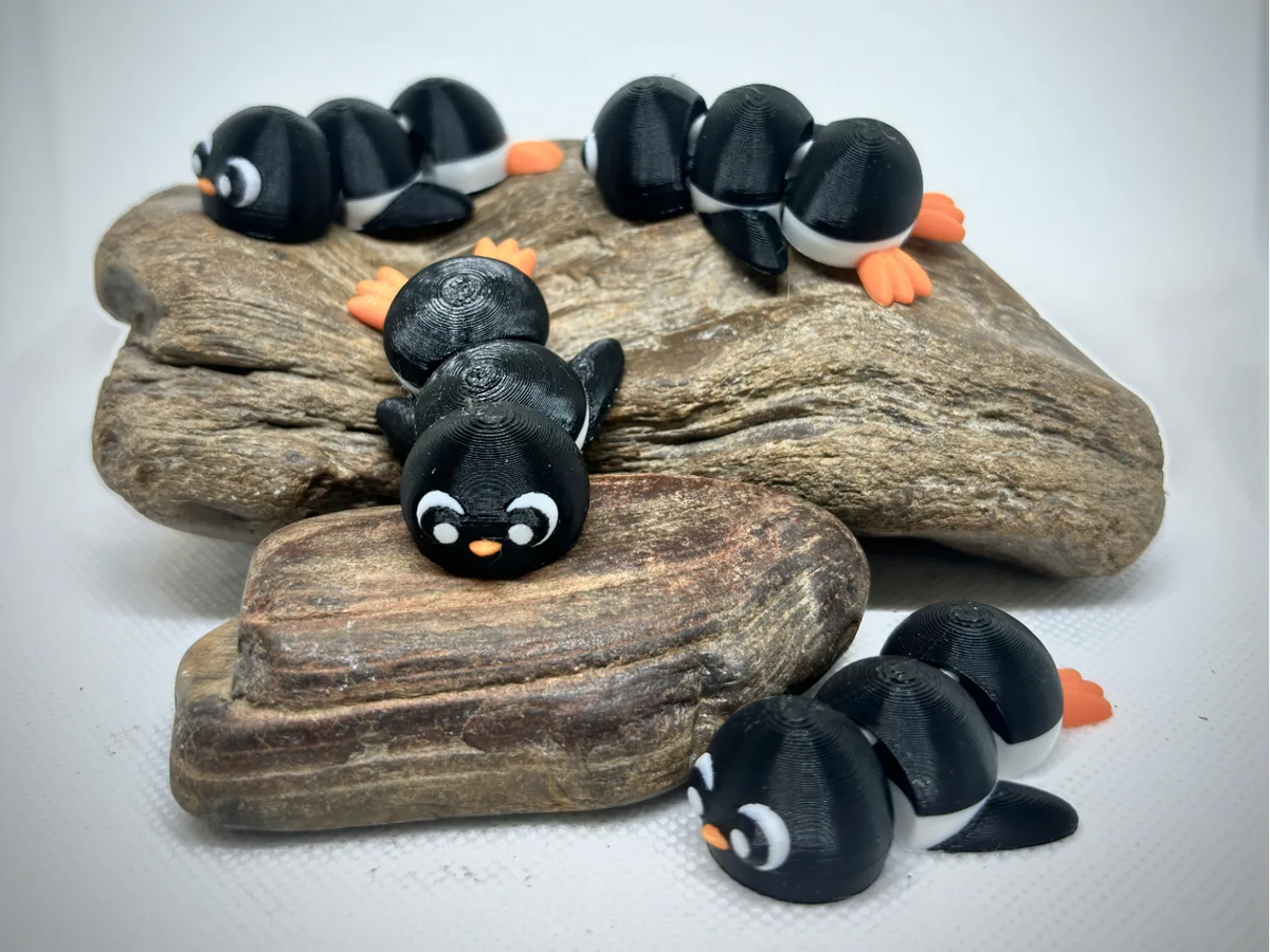 Adorable petit pingouin articulé - Geek Print