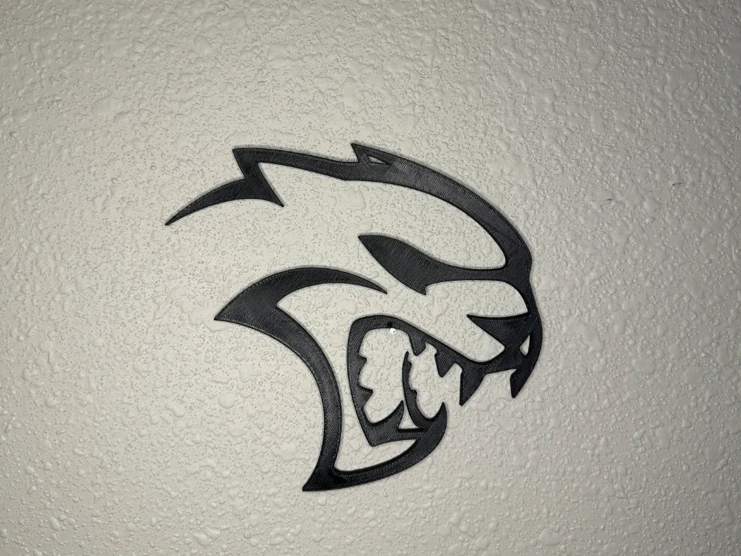 Logo Dodge Hellcat - Art mural - Adaptable - Geek Print