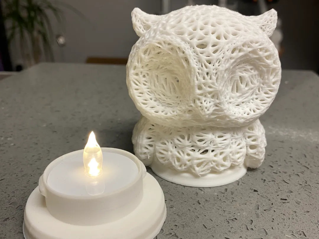 Lampe chauffe-plat hibou - Cadeau Print