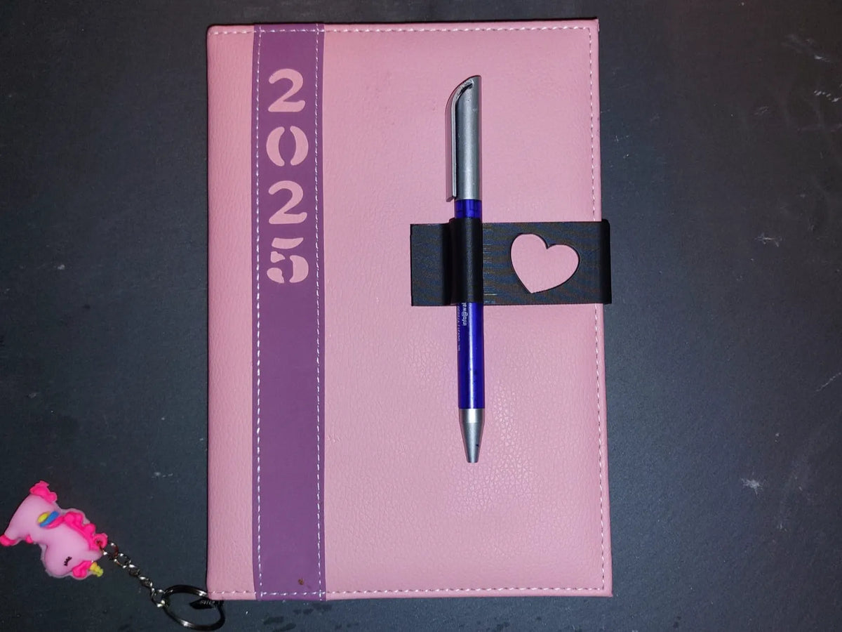 Porte-stylo pour agenda ou journal - Voyage Print