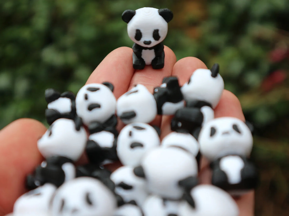 Mignons petits pandas et porte-clés - Sans support - Figurine Print