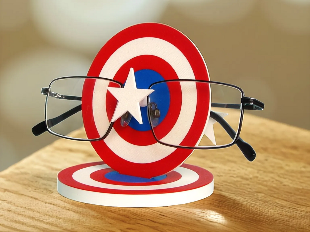 Support à lunettes - Captain America - Geek Print