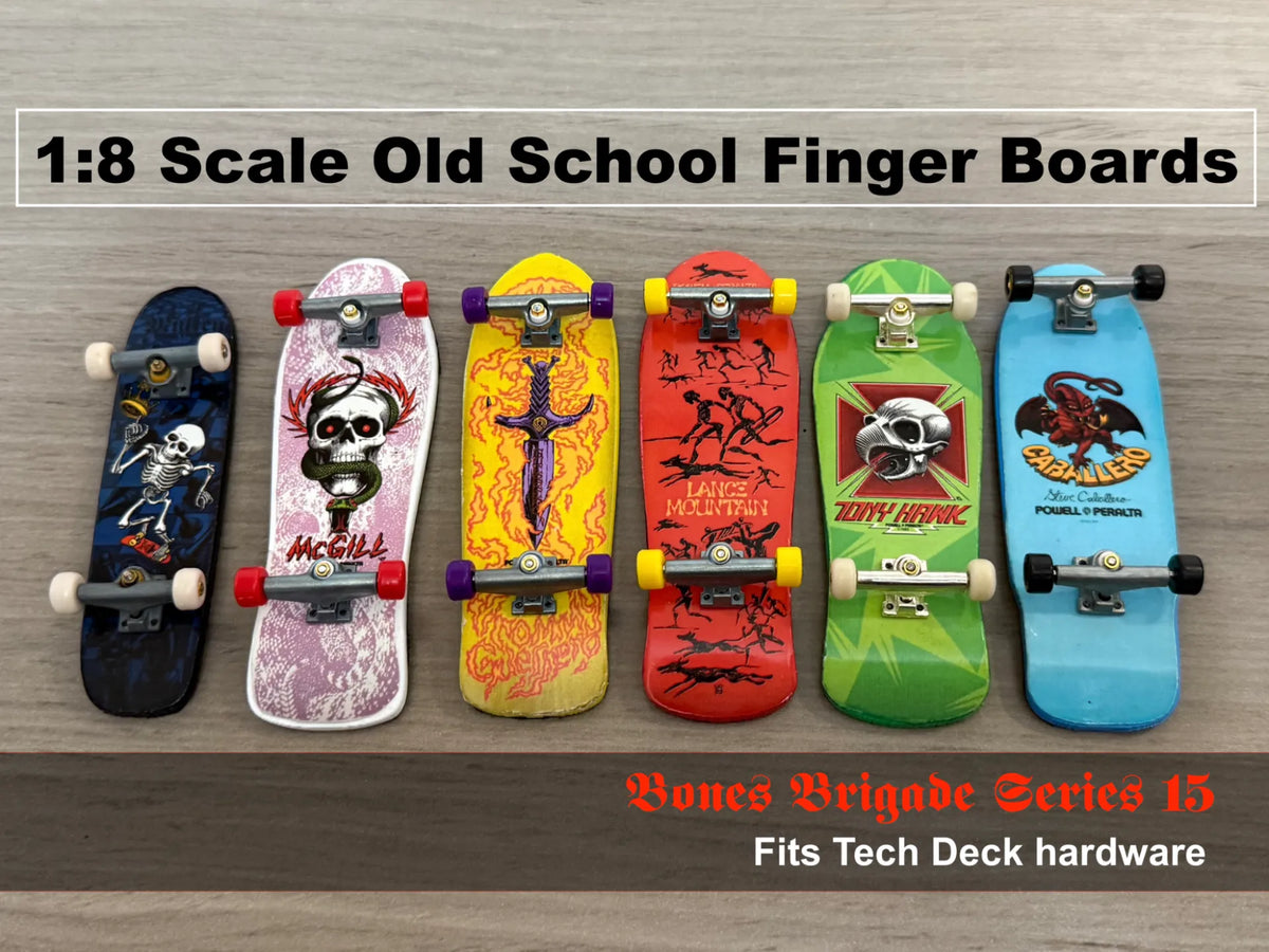 Planches à doigts Old School à l'échelle 1:8 - Tech Deck - Outdoor Print