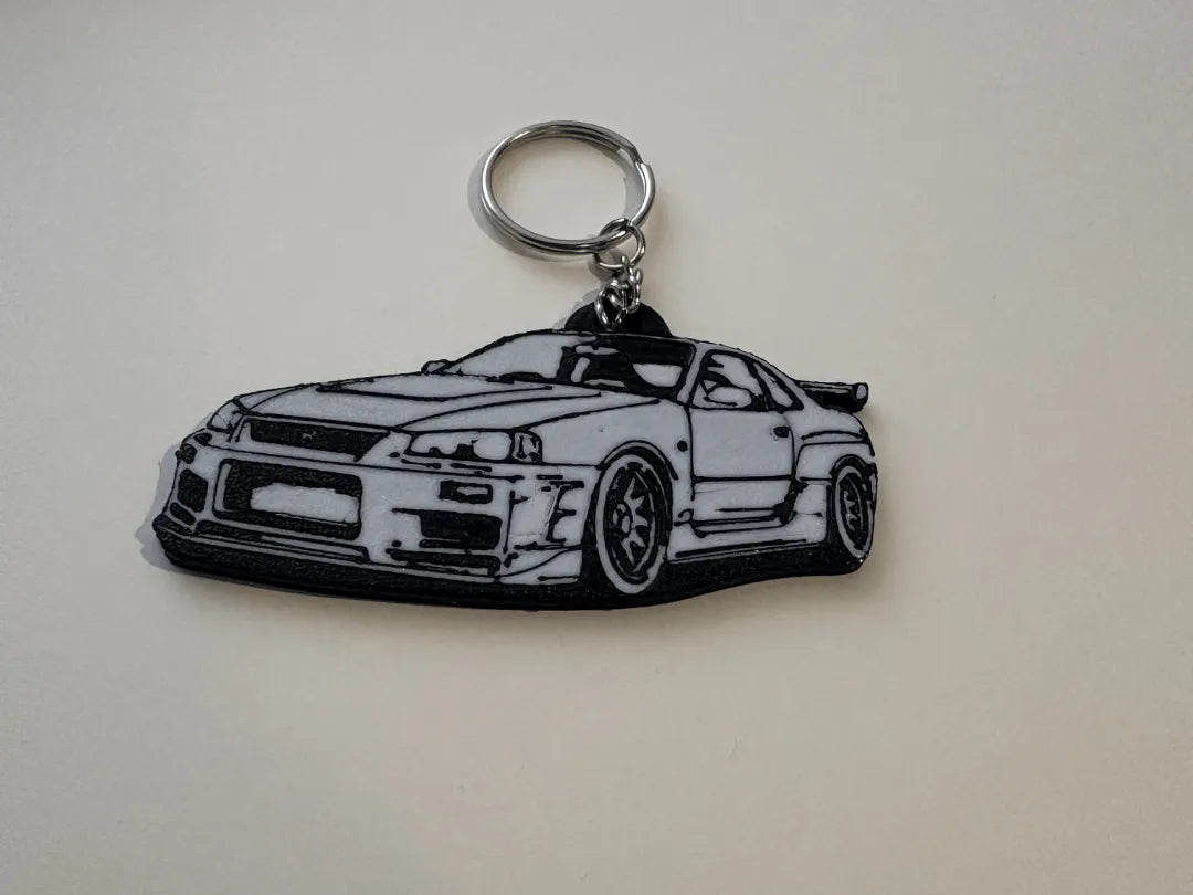 Porte-clés Nissan R34 GTR - Auto Print