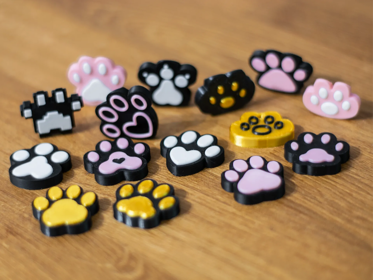 Aimant pour réfrigérateur en forme de patte de chat - Pet Print