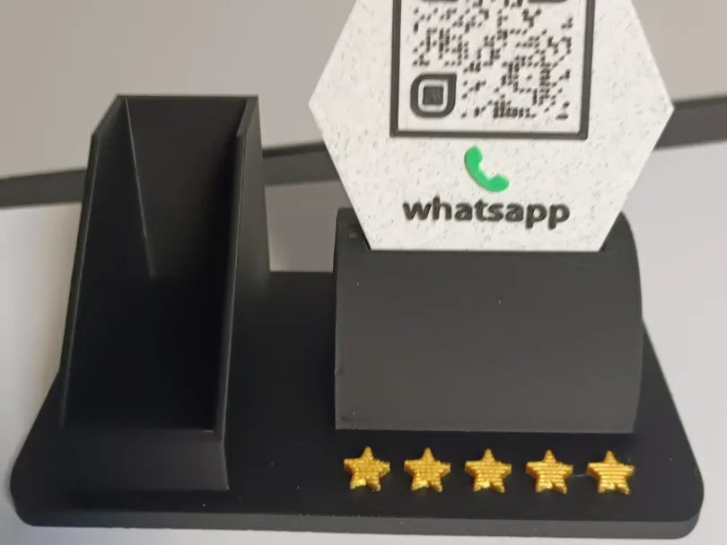 Support de carte QR code Google Avis - NFC Print