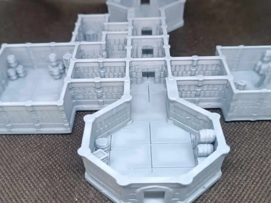 Terrain de jeu de labyrinthe JdR donjons et dragons sans support - Jeux Print