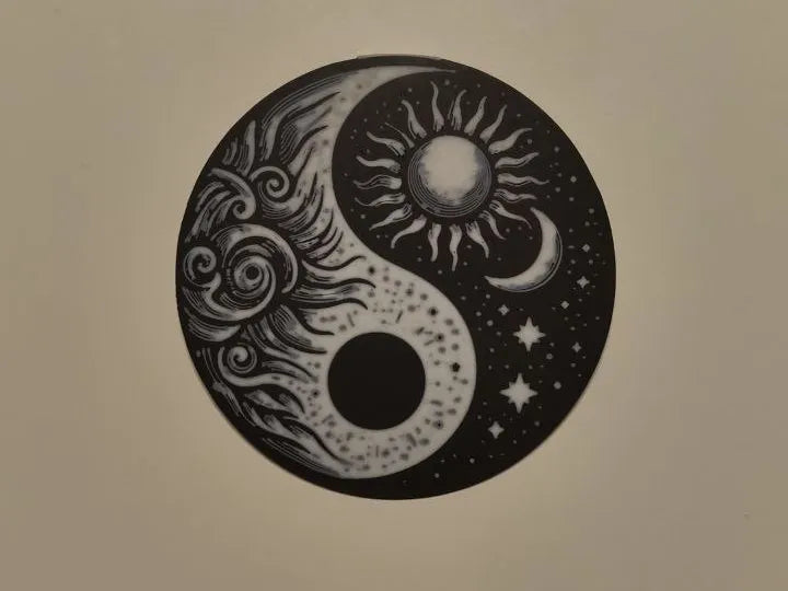 Dessous-de-verre yin et yang - Art Print