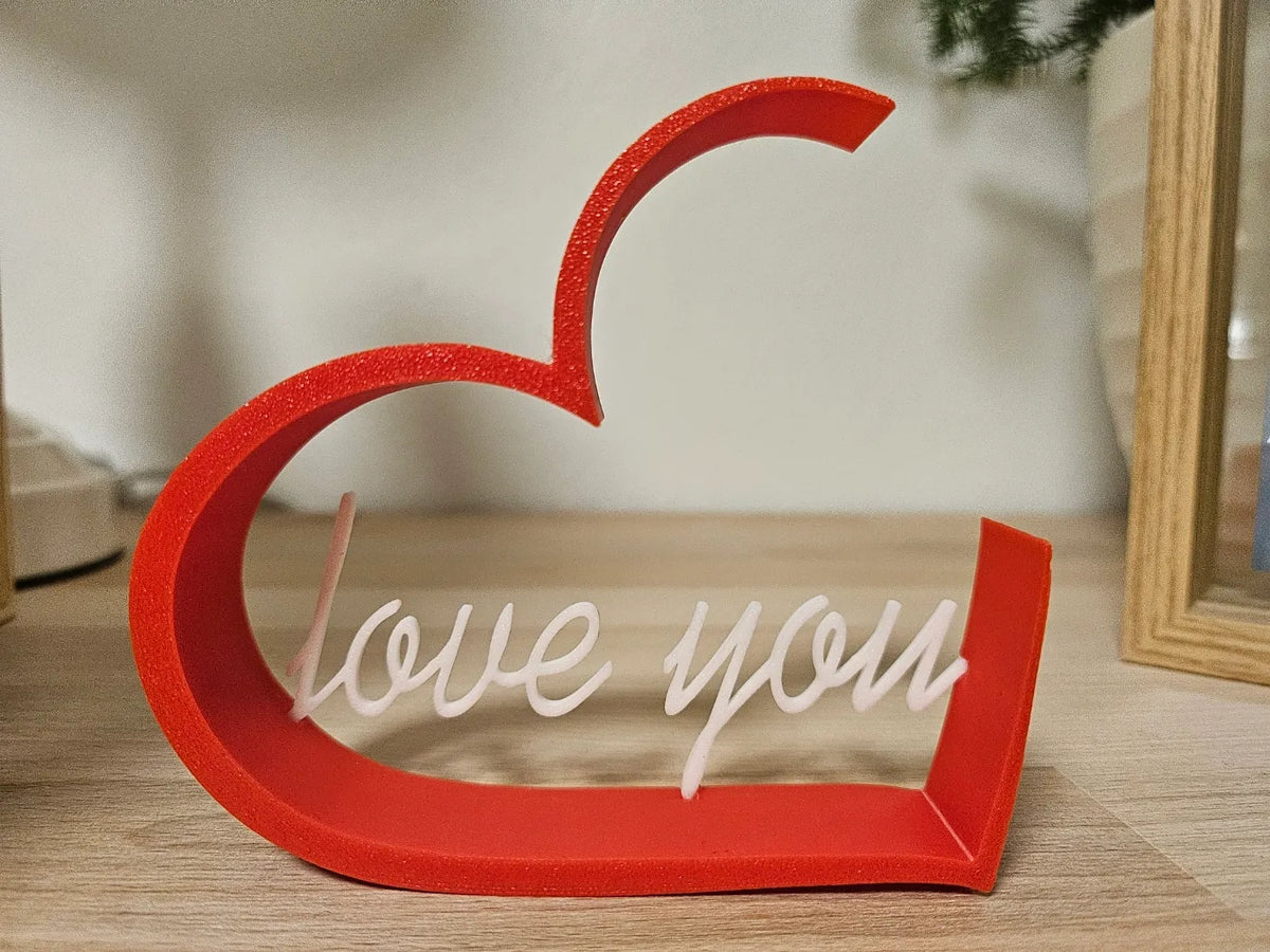 Cœur de Saint-Valentin Je t'aime - Fêtes Print