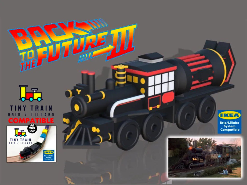 Retour vers le Futur III Petit Train - Geek Print