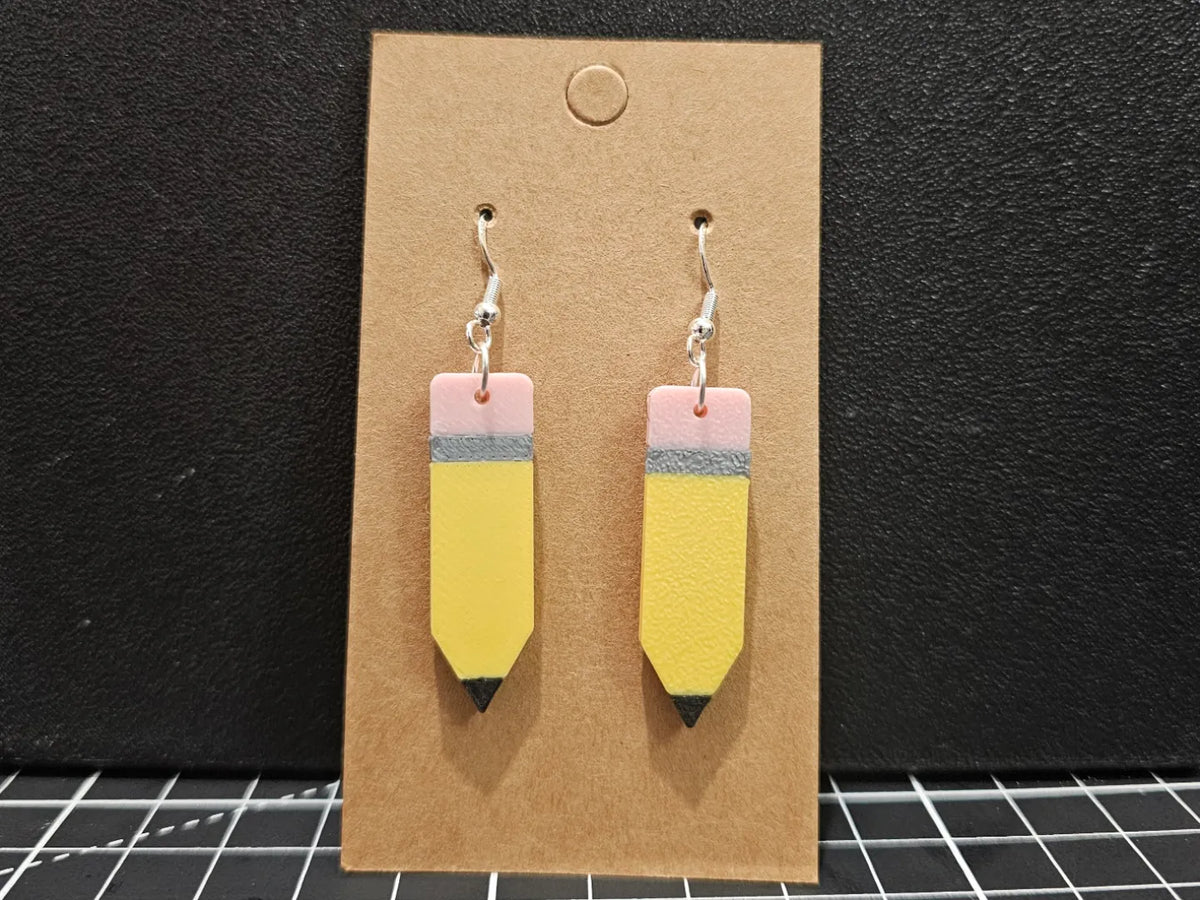 Boucles d'oreilles crayon - Bijoux Print