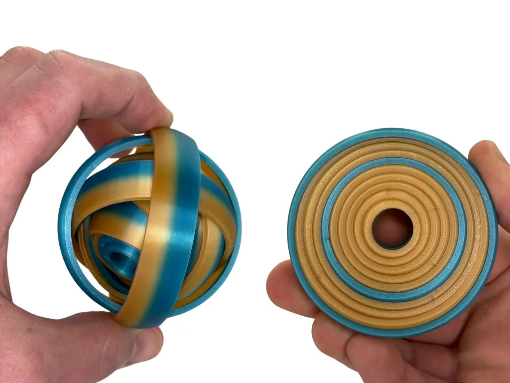 Toupie à dix anneaux - Fidget Gyro - Bijoux Print