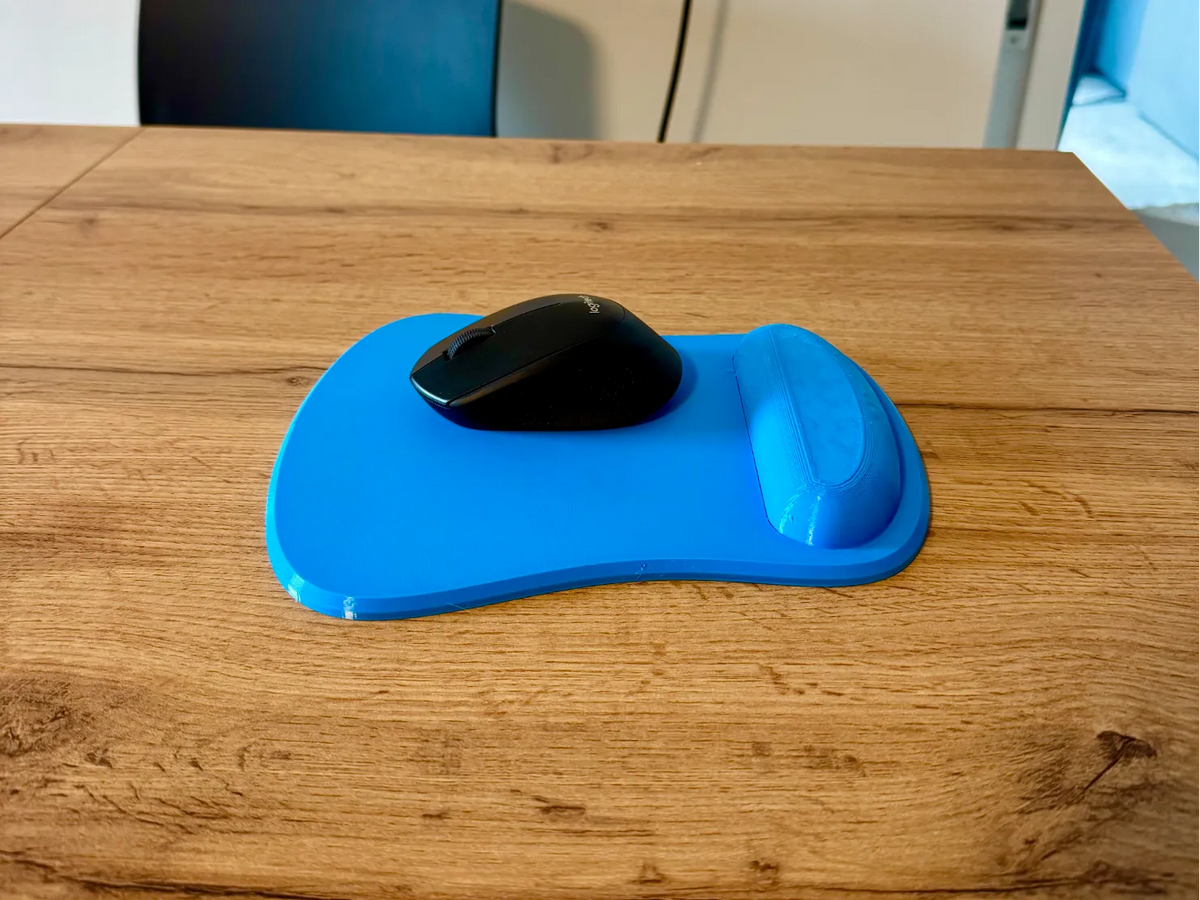 Tapis de souris ergonomique en TPU avec repose-poignet - Geek Print