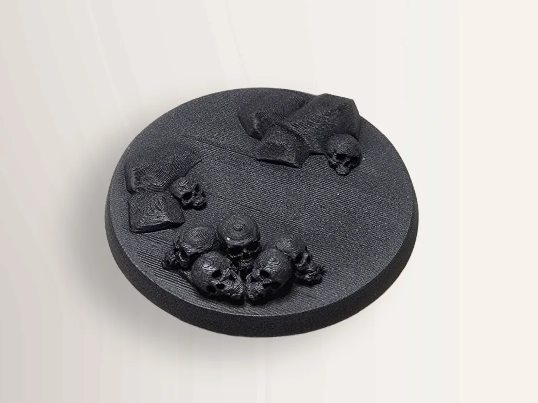 Base miniature avec crânes - Jeux Print