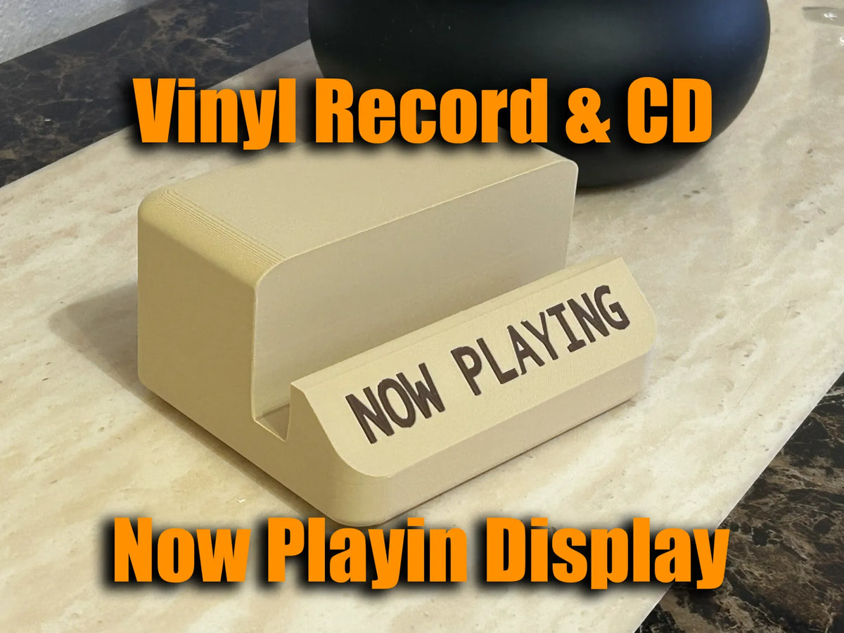 Affichage du disque vinyle ou CD en lecture - Music Print