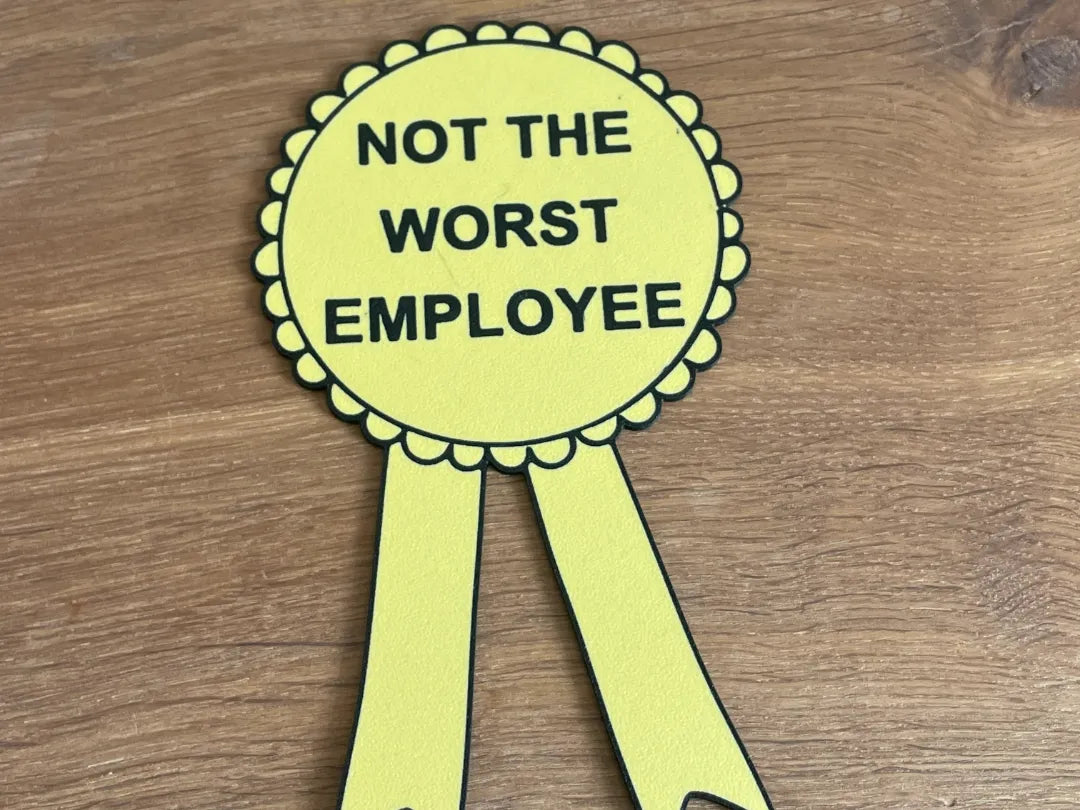 Prix Employé Humour / Pas le pire / Cadeau rigolo - Cadeau Print