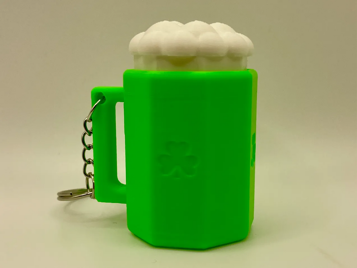 Porte-clés décapsuleur mug à bière pour la Saint-Patrick - Fêtes Print