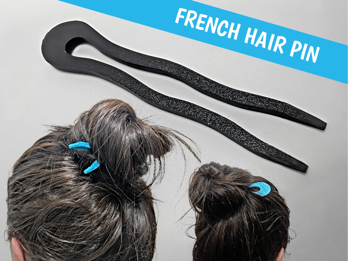 Barrette à cheveux française à deux dents - Bijoux Print