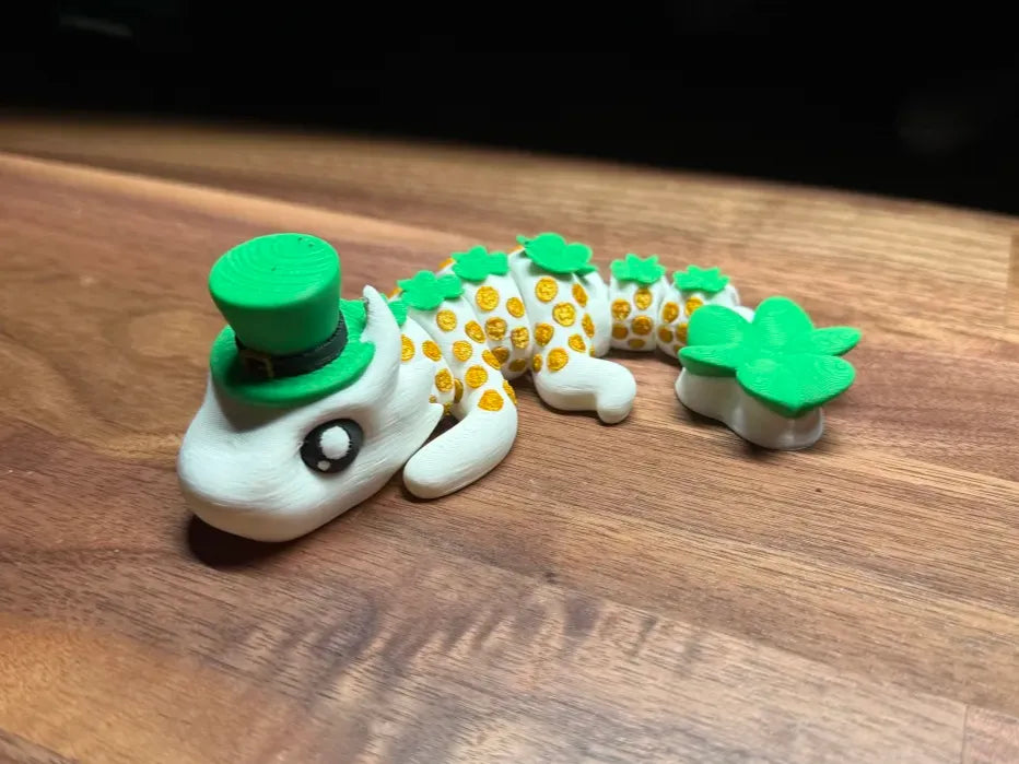 Dragon articulé de la Saint-Patrick pour bébé - Fêtes Print