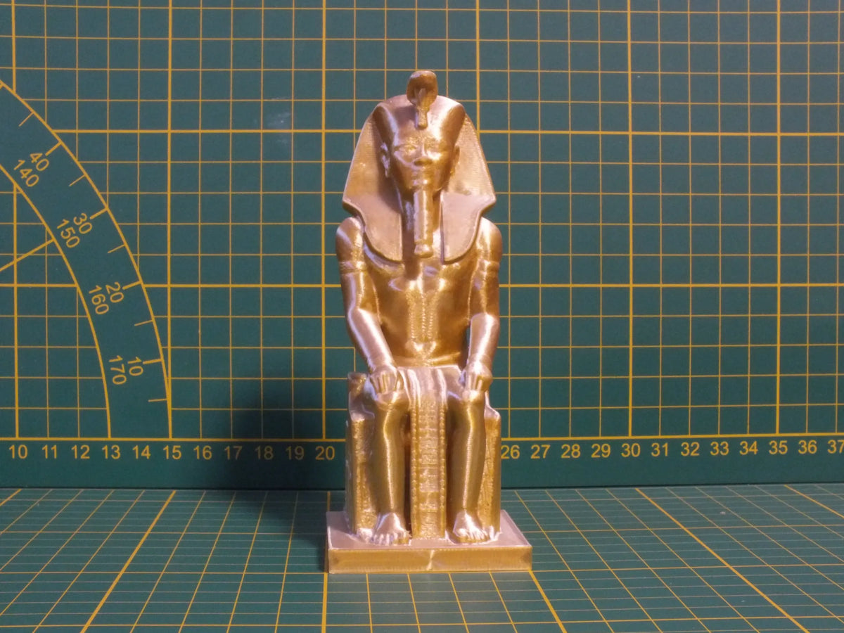 Pharaon égyptien assis sur un trône 125 mm - Maquette Print