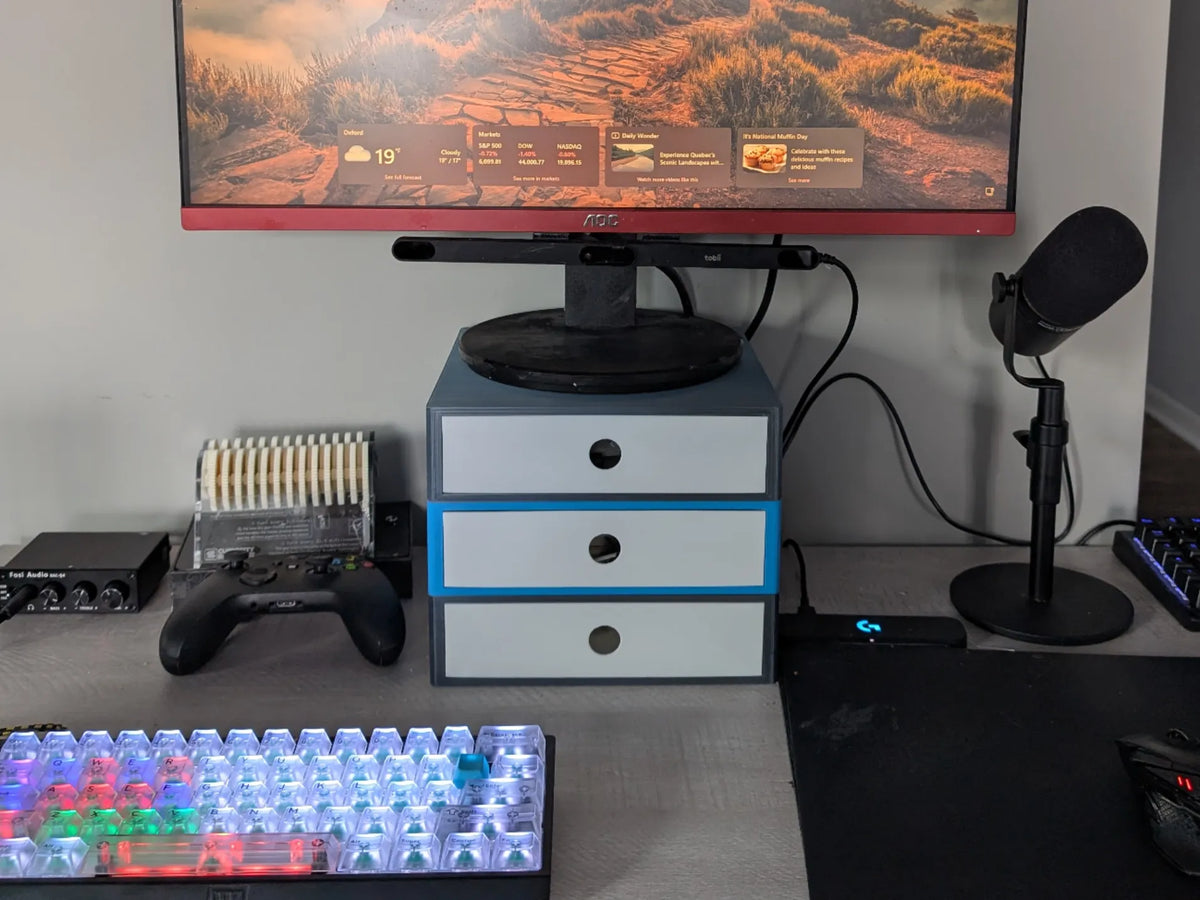 Rehausseur d'écran modulaire – modèle 3 - Bureau Print