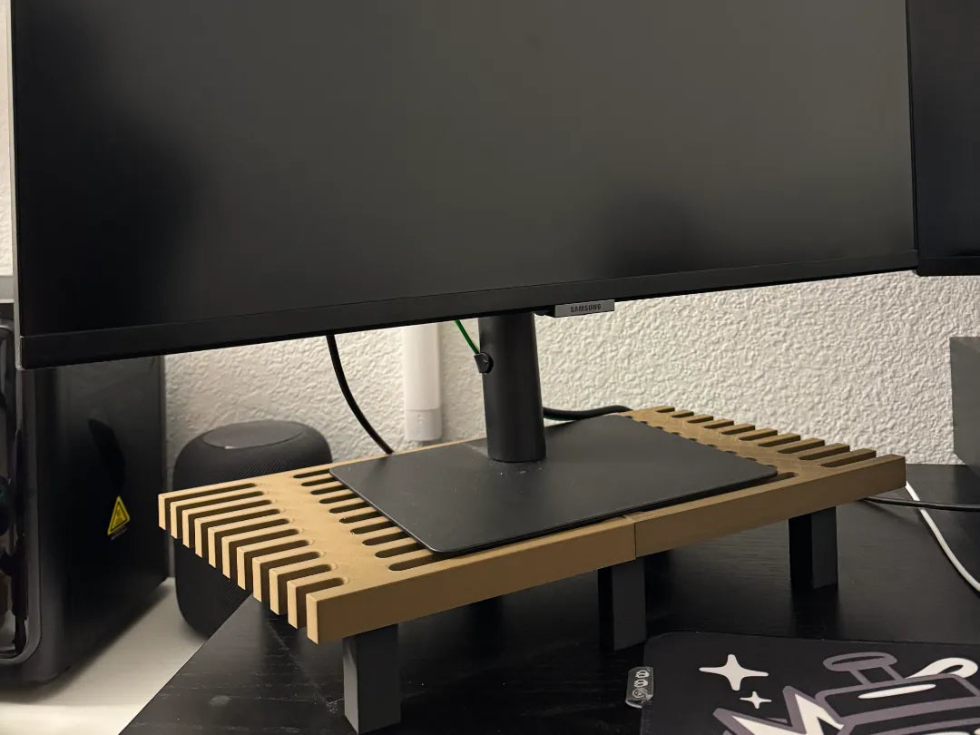 Rehausseur d'écran d'inspiration japonaise - Bureau Print