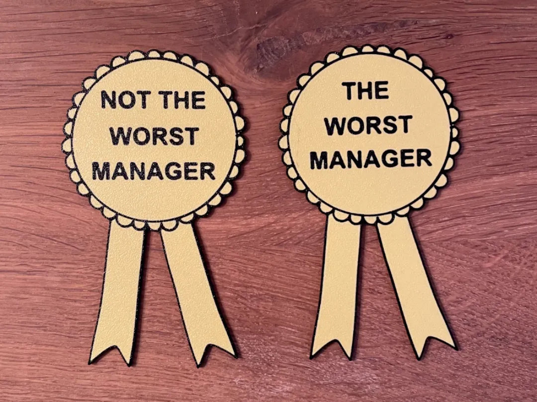 Prix du pire manager / Cadeau drôle / blague / travail - Cadeau Print