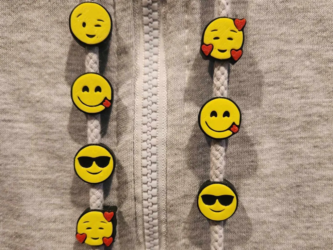 Perles à cordon Emoji - Bijoux Print