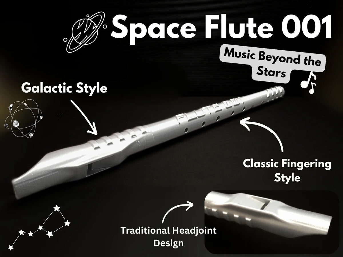 Flûte spatiale 001 - Musique galactique au-delà des étoiles - Music Print