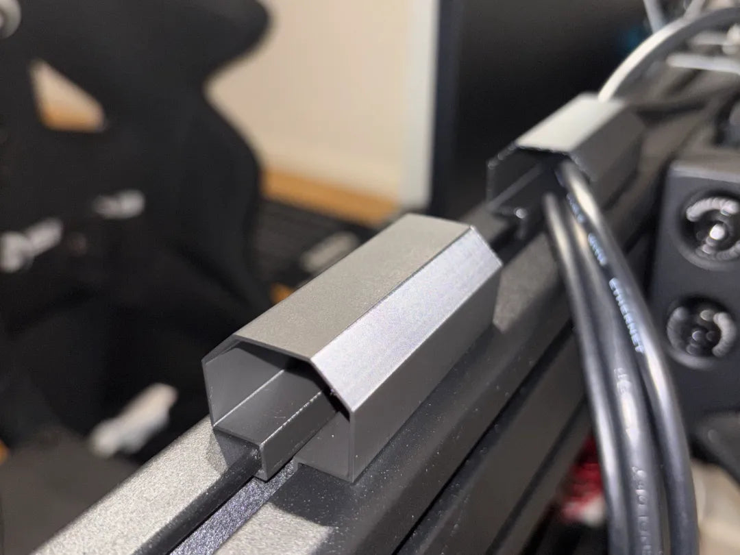 Guide-câble à encliqueter pour profilés alu 40mm simracing - Vélo Print