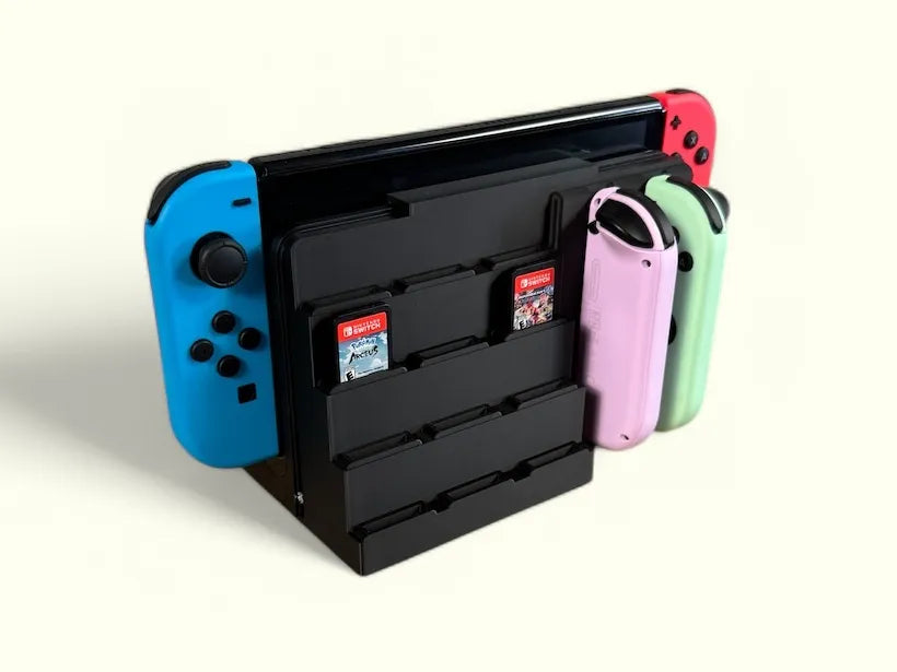 Support Joy-Con et Organiseur de Jeux - Tech Print