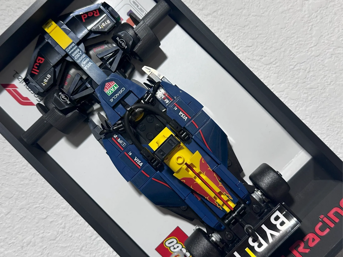 Support mural pour voiture F1 en briques - Auto Print