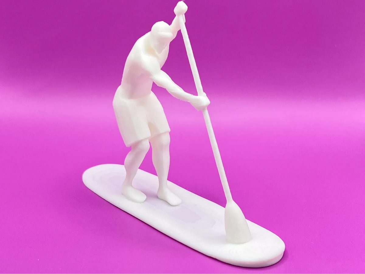 Surfeur à pagaie – Statue de Paddleboarder - Sport Print